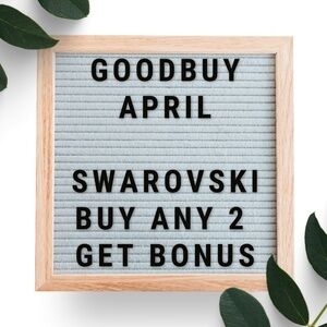 Buy any 2 Swarovski pieces and receive a special BONUS prize